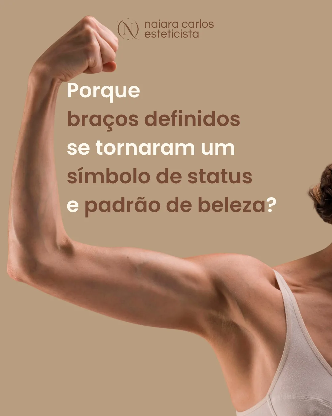 Braço em flexão de bíceps, imagem de abertura sobre a definição dos braços