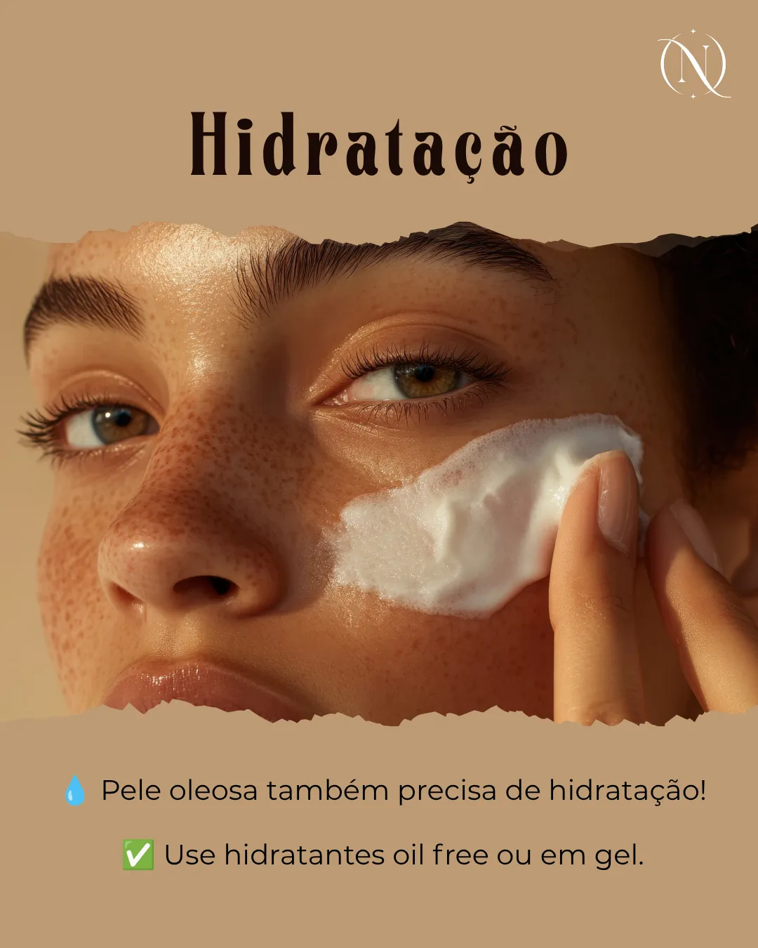 Hidratação: a pele oleosa também precisa, com hidratante oil free ou em gel