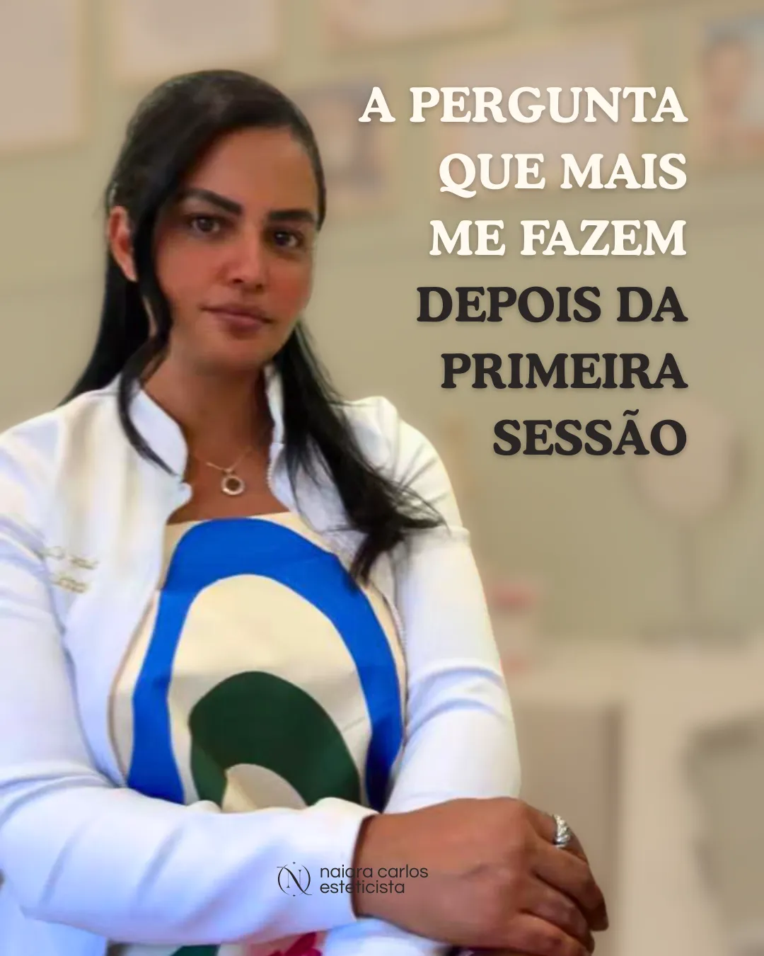 Naiara Carlos na cabine, olhar direto: a pergunta que mais me fazem depois da primeira sessão
